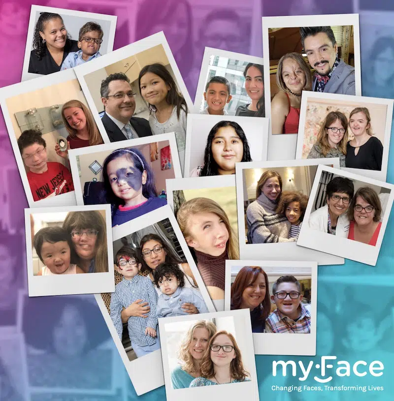 collage of myface community members