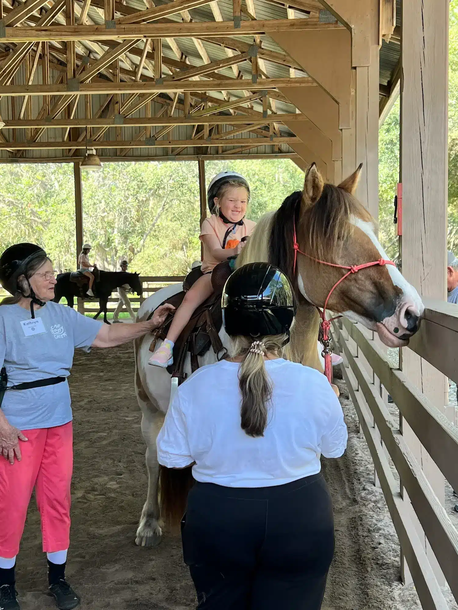 girl on horse - boggy creek 2025